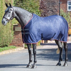 Shires Tempest Original Mesh Cooler Rug - Navy Blue 7ft0