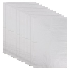 YIXNSW Pack of 12 50 x 82 cm Polypropylene Fabric Bags Transport Bags Storage Bags Load Capacity 30 kg Sand Bags PP Grain Bags White Grain Bag for Construction Rubble Plant Waste Leaves
