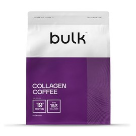 Bulk Bulk Collagen Coffee, High Protein, Caramel Latte, 500 g, 20 Servings, Packaging May Vary