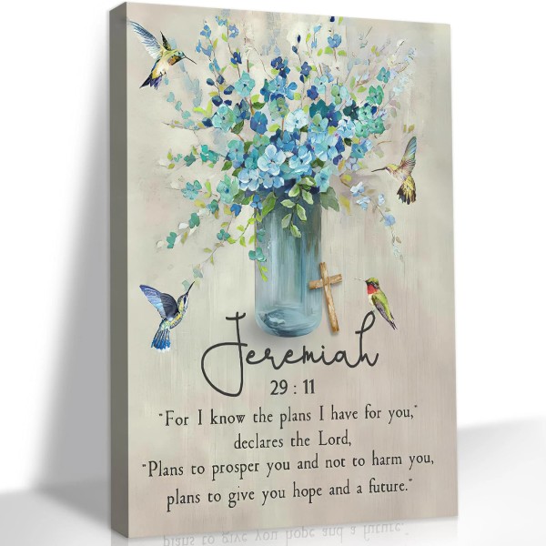 Dcmvjhzv Scripture Canvas Wall Art Christian Wall Decor Jeremiah Bible
