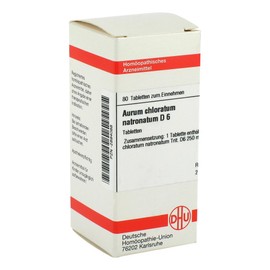 DHU Aurum Chloratum Natronatum D6 Tablets, Pack of 80 Tablets