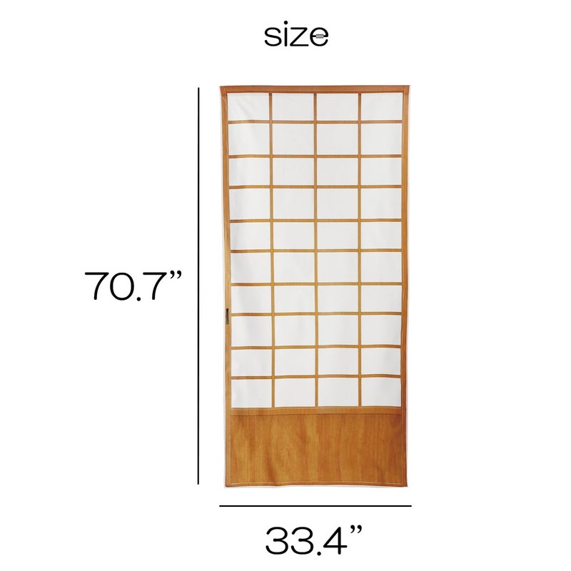 next.design Noren Japanese Style Doorway Curtain with a Picture of