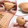 Worry Stone with Engraving - Wooden Heart with Engraving -
