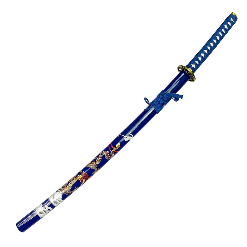 Bishamon 42 1/2" Samurai Sword Carbon Blade Dragon Scabbard Comes