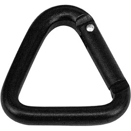 Carabiner Clip Auto Locking Storage Corrosion-Resistant Wear-Resistant Hiking Triangle Carabiner Buckle Compatible with Outdoor for Camping, Hiking, Hammocks, Dog Leash, D Shaped Small for Keychains