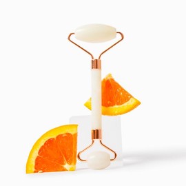 Jade Roller by Y'OUR for Face, Eyes, Neck, Muscle Relaxing | Cooling & De-puffing Massage Tool | Improve Fine lines Blood Circulation Facial Skincare