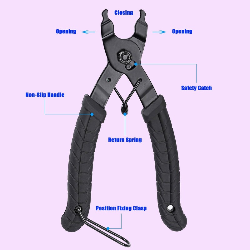 Bike Link Plier,Professional Bicycle Chain Pliers Quick Link Removal Tool