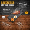 Cast Iron Griddle, Plus Cast Iron Grill Press & Pan