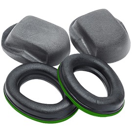 Sordin Hygiene Kit for Seal - 1 Pair of Replacement Foam Pads - Not Suitable for Other Earmuffs - Green Sealing Ring