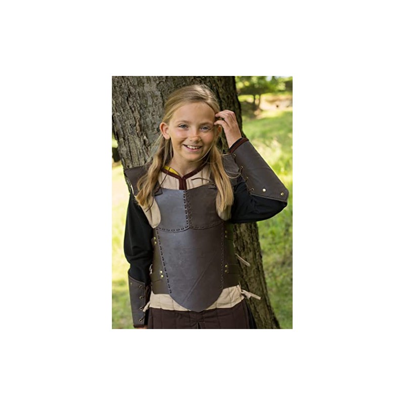 Epic Armoury 100451 Ready For Battle Bracers Brown Underarm Tank