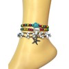 LAVIP Beach Anklet Set with Turquoise Turtle, Cowrie Shell, Starfish