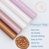 Glue Gun Wax Seal Sticks Pearl White, Andotopee 10pcs Pearlescent