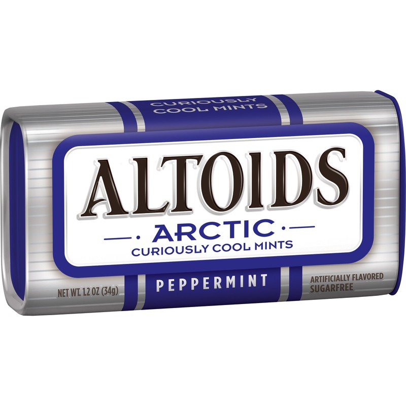 ALTOIDS Arctic Peppermint Breath Mints, 1.2-Ounce Tin