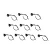10pcs Side Marker Light 3LED IP68 Waterproof Round Clearance Indicator