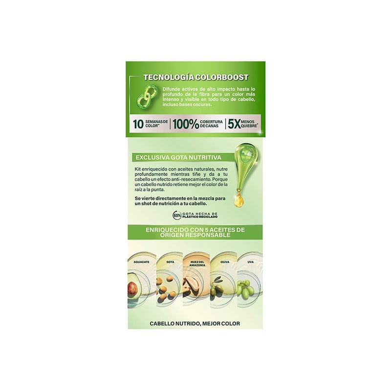 Tinte para cabello Garnier Nutrisse 40 moca