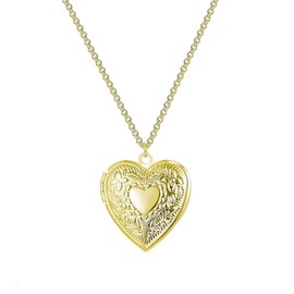 Philip Jones Gold Plated Heart Locket