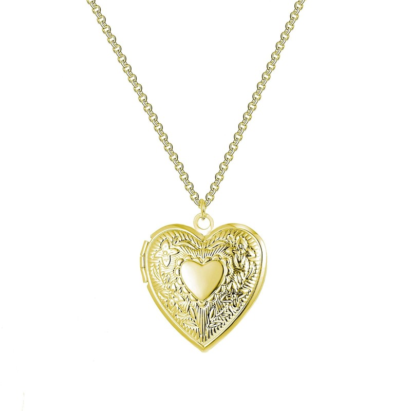 Philip Jones Gold Plated Heart Locket