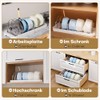 Yorbay Extendable Pot Lid Holder for Cupboard Drawer: Expandable Pans