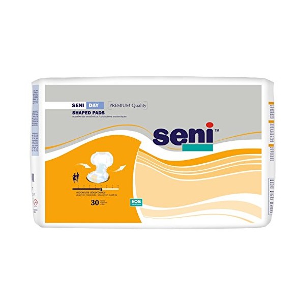 Seni Day Shaped Pads, 30 Count, Universal (S-UN30-PS1-Pack)