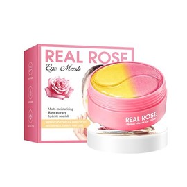AKARY Parche para los ojos de rosa Hydra-Gel Máscara de ojos Hoja de Señora Cuidado de la piel Almohadilla Eliminar líneas finas Suaviza Reparar la...