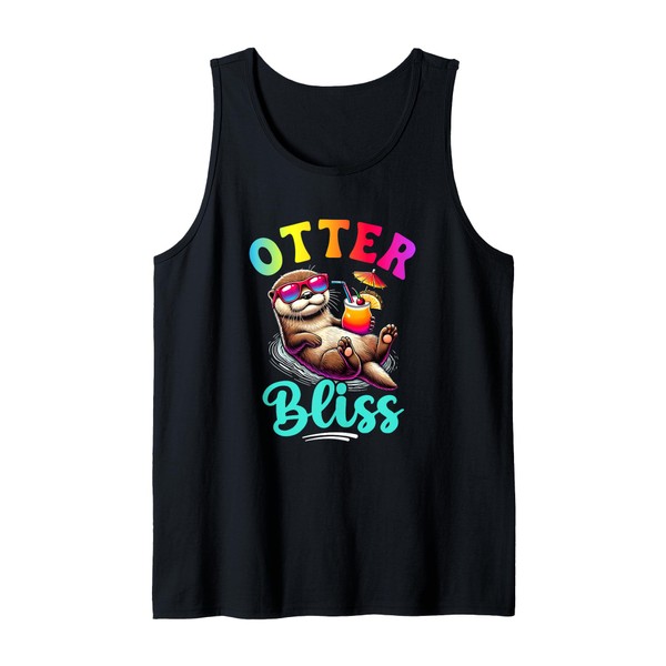 Funny Otter Bliss Cute Tropical Animal For Kids Tank Top