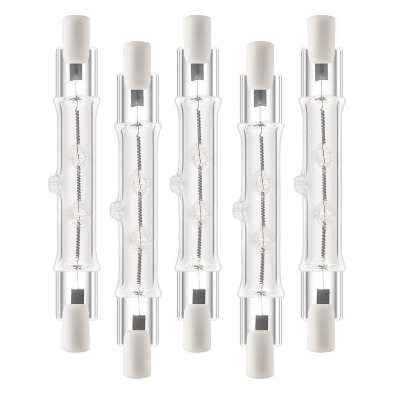 Jaenmsa R7S Bulbs, 5 Pack Halogen Bulbs R7S T3 78mm