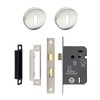 Decoranddecor Enigma Duo Colour Internal Door Handles – Aluminium Silver