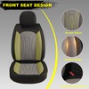 JIAMAOXIN Front Car Seat Covers 2-Piece Set Fit for Toyota