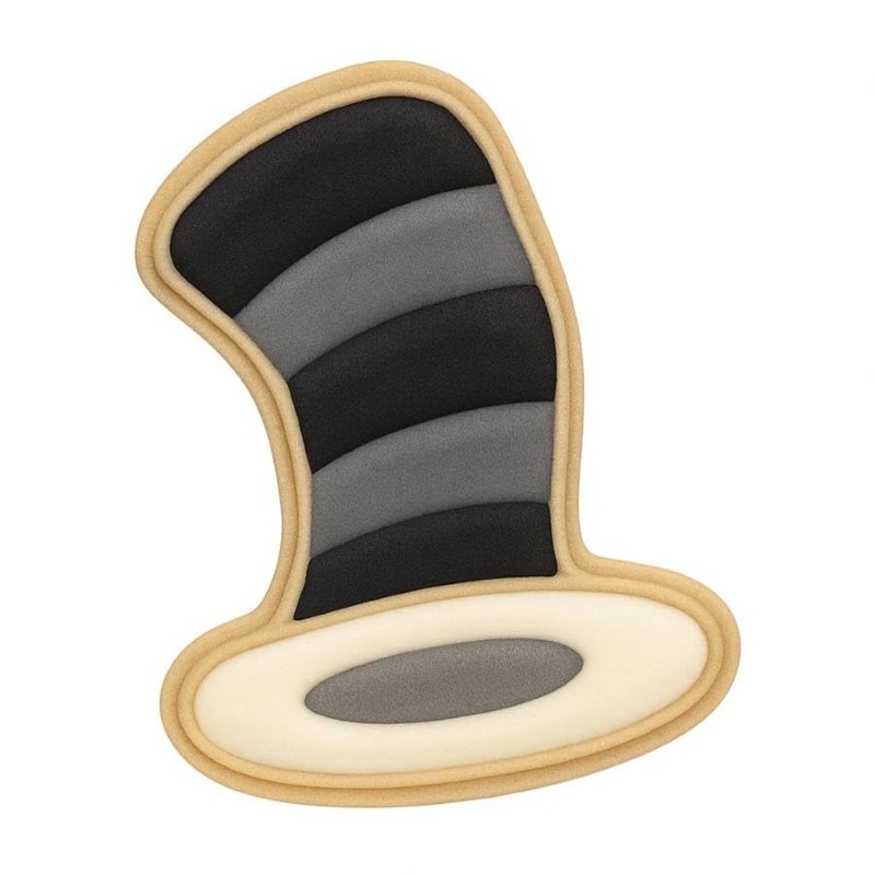 Floppy Top Cat in the Hat 5.5 Inch Cookie Cutter