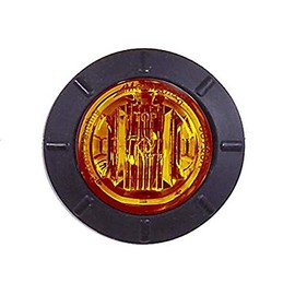 Maxxima M09400Y Amber 1-1/4" Round LED Clearance Marker Light