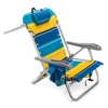 Homevative Cooler+ Folding Backpack Beach Chair with 5 Positions, Towel