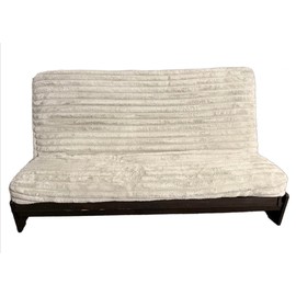 Futon Cover Only Winter Games Off White Fabric Collection Fits 6-8 inch Futon Mattress Full Size (Winter Games)