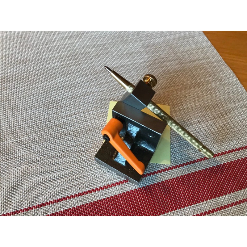 Knife Maker's Center Line Scribe, Angle Block Scribe, 2X72 Knife