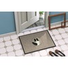 Caroline's Treasures CK2169MAT Border Collie in The Kitchen Doormat 18x27