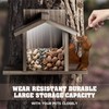 Gnodary Squirrel Feeders for Outside, Durable Squirrel House for Outdoor