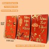 Zurtoki 36 PCS Vietnamese New Year Red Envelopes,Hong Bao Li