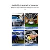100 PCS Universal Clear Plastic Steering Wheel Covers, Disposable, Elastic