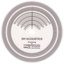 Gadpiparty Phonograph Needle Distance Ruler Tool Durable Whiting Vinyl Records Turntable Strobe Disc Stroboscope Speed Detection for Vinyl Record Vinyl Strobe Disc Stroboscope Disc Tuning Cd