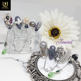 ❗Limited❗ Butterfly~♬ Handmade nail tip - Long ballerina / ❗한정❗ 나비야~♬ 수제네일팁 - 롱발레리나