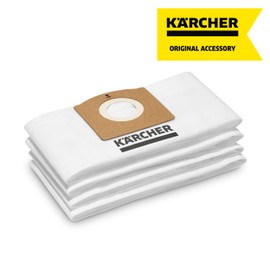 Kärcher Fleece KFI 117 2.863-325.0, Wet and Dry Vacuum Filter Bags, White