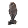 Richard Cooper & Company Solid Bronze Miniature Barn Owl, Rich