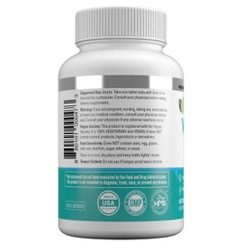 HAYAT Vitamins Vegan Natural Vitamin B12 1000 MCG, Dietary Supplement for Energy Metabolism Support, 2 Month Supply, All Natural, Certified Halal, 60 Tablets, Made in The USA