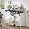 REAHOME Buffet Cabinet with Storage, 48" Sideboard Buffet Cabinet with