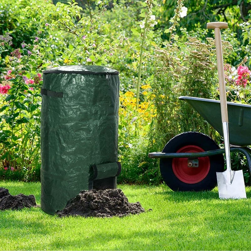 Garden Stand Up Composter, 15 Gallon, Quick Composter, Modern Mini