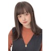 Bright Lala hf1573-CR Wig, Full Wig, Medium, Semi-Long, Curly Layer,