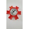 XF Offroad wheels rim flow series floating center cap red