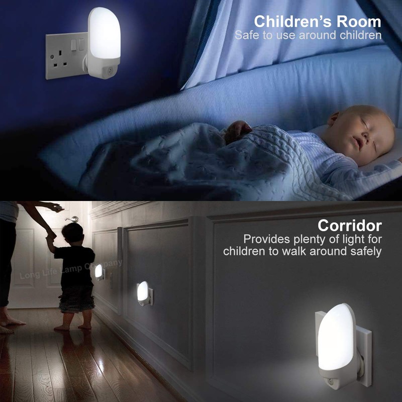 LED Plug in Night Light Dusk to Dawn Automatic Sensor