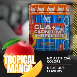 Bpi Sports Cla  Carnitine Shredded, 50 Ser, 400gr Carnitina                                                                                           