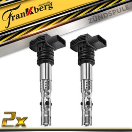 Frankberg 2x Ignition Coil for A3 8L A4 8D 8E 8H A6 4B TT Passat 3B Polo 9N 1.8L 2.0L 1996-2010 06B905115D