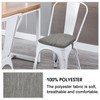 baibu Set of 4 Super Soft Metal Dining Chair Pads